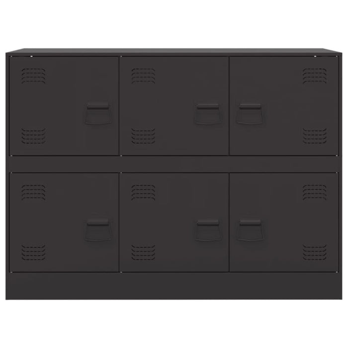 Sideboard Black 99x39x73 Cm Steel Naoikt