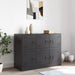 Sideboard Black 99x39x73 Cm Steel Naoikt