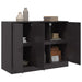 Sideboard Black 99x39x73 Cm Steel Naoixo