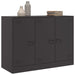 Sideboard Black 99x39x73 Cm Steel Naoixo