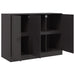 Sideboard Black 99x39x73 Cm Steel Naoixo