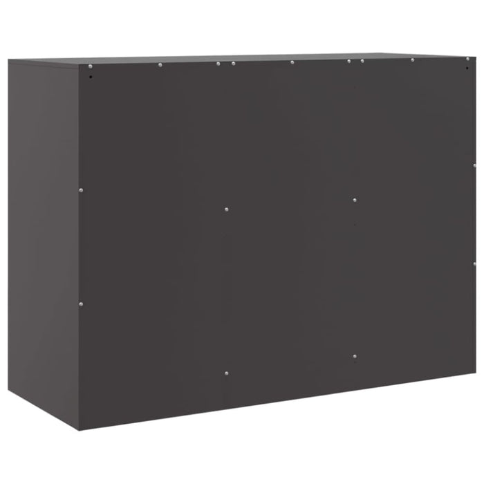 Sideboard Black 99x39x73 Cm Steel Naoixo