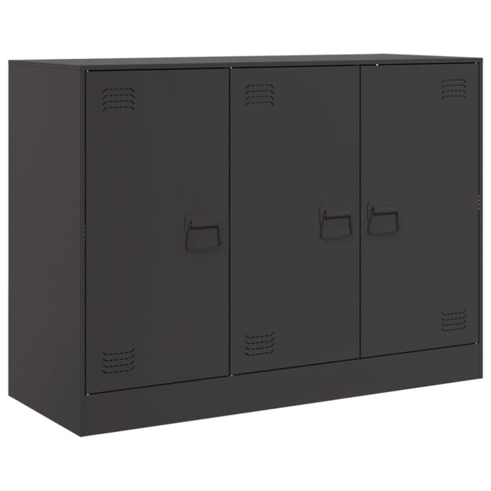 Sideboard Black 99x39x73 Cm Steel Naoixo