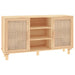 Sideboard Brown 105x30x60 Cm Solid Wood Pine and Natural