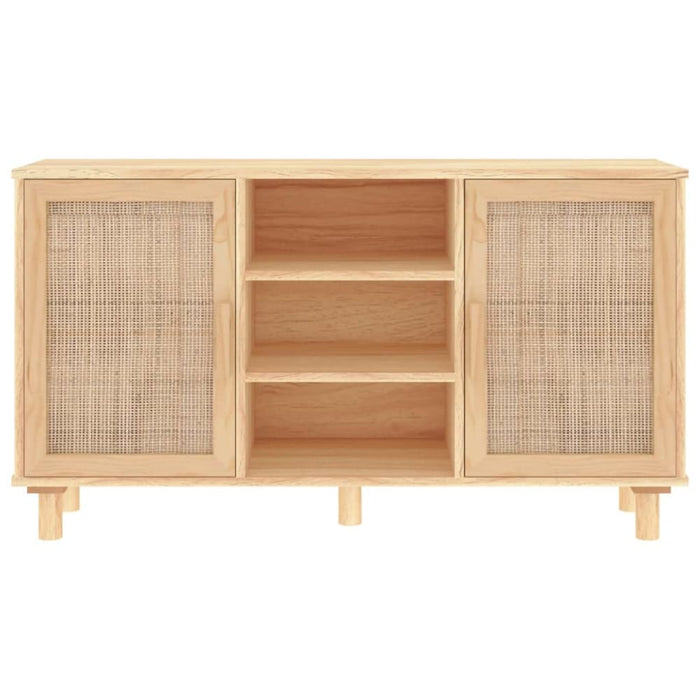 Sideboard Brown 105x30x60 Cm Solid Wood Pine and Natural