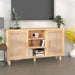 Sideboard Brown 105x30x60 Cm Solid Wood Pine and Natural