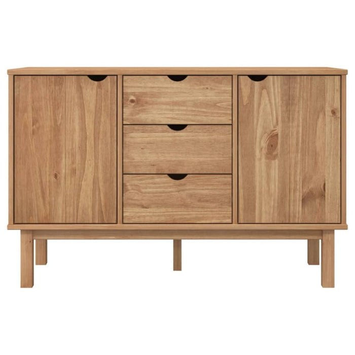 Sideboard Otta 113.5x43x73 Cm Solid Wood Pine Tanpko