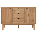 Sideboard Otta 113.5x43x73 Cm Solid Wood Pine Tanpko