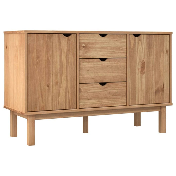 Sideboard Otta 113.5x43x73 Cm Solid Wood Pine Tanpko