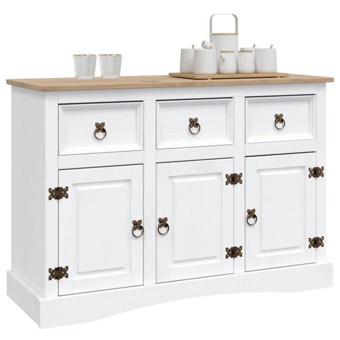 Sideboard Solid Mexican Pinewood Corona Range White