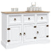 Sideboard Solid Mexican Pinewood Corona Range White