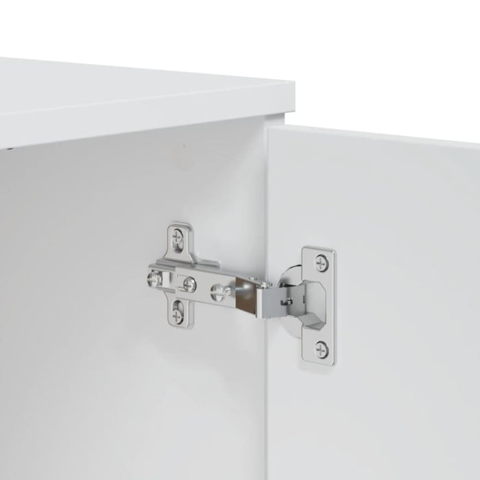 Sideboard Viken White 80x40x80 Cm Solid Wood Pine Tiaktn