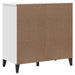 Sideboard Viken White 80x40x80 Cm Solid Wood Pine Tiaktp