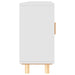 Sideboard White 105x30x60 Cm Solid Wood Pine and Natural