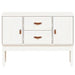 Sideboard White 110x40x78 Cm Solid Wood Pine Nxtpxp