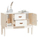 Sideboard White 110x40x78 Cm Solid Wood Pine Nxtpxp