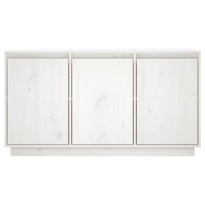 Sideboard White 111x34x60 Cm Solid Wood Pine Notnob