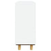Sideboard White 60x30x70 Cm Solid Wood Pine and Natural