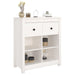 Sideboard White 70x35x80 Cm Solid Wood Pine Notilp