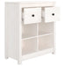 Sideboard White 70x35x80 Cm Solid Wood Pine Notilp