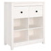 Sideboard White 70x35x80 Cm Solid Wood Pine Notilp