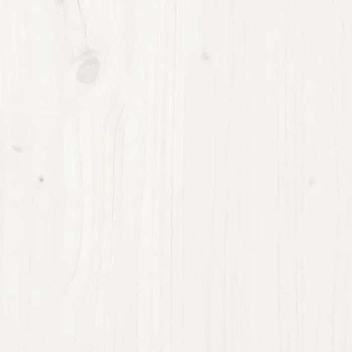 Sideboard White 70x35x80 Cm Solid Wood Pine Notitp