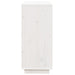 Sideboard White 74x35x80 Cm Solid Wood Pine Noatpb