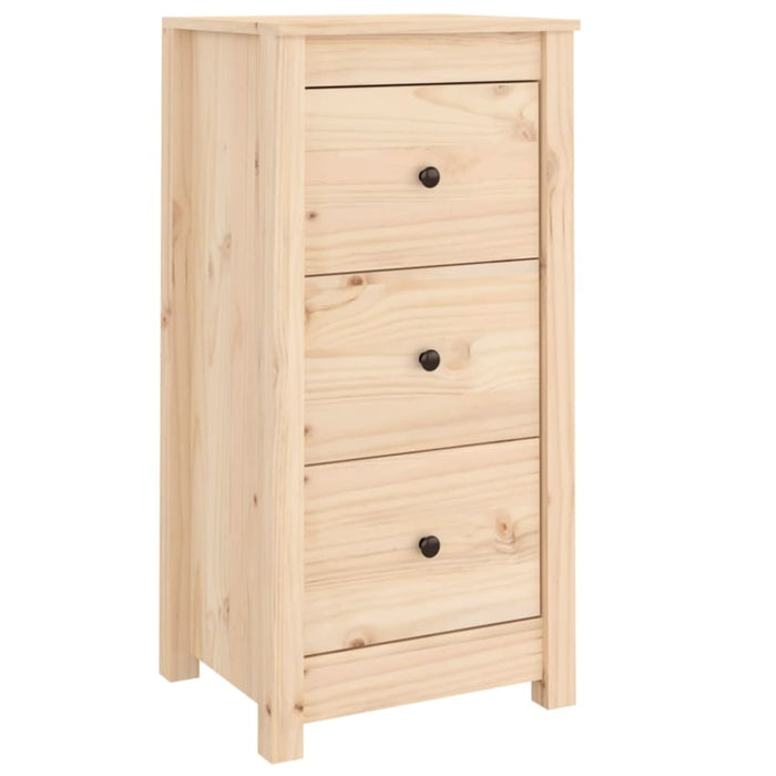 Sideboards 2 Pcs 40x35x80 Cm Solid Wood Pine Notiab