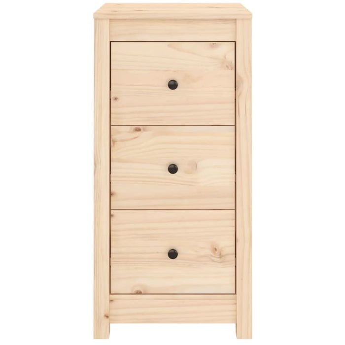Sideboards 2 Pcs 40x35x80 Cm Solid Wood Pine Notiab