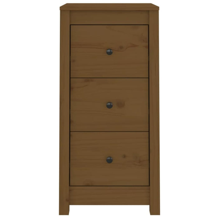 Sideboards 2 Pcs Honey Brown 40x35x80 Cm Solid Wood Pine