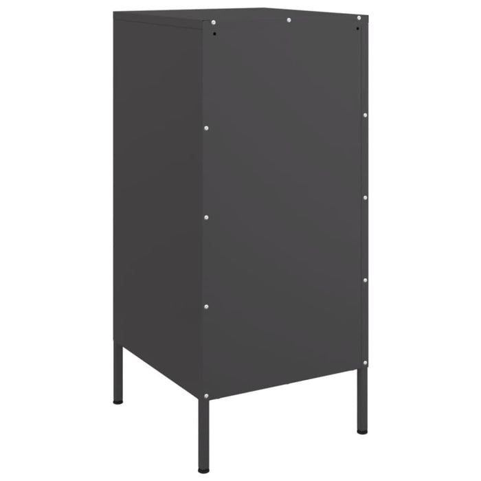 Sideboards 2 Pcs Black 36x39x79 Cm Cold-rolled Steel Natbot