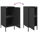 Sideboards 2 Pcs Black 36x39x79 Cm Cold-rolled Steel Natbot