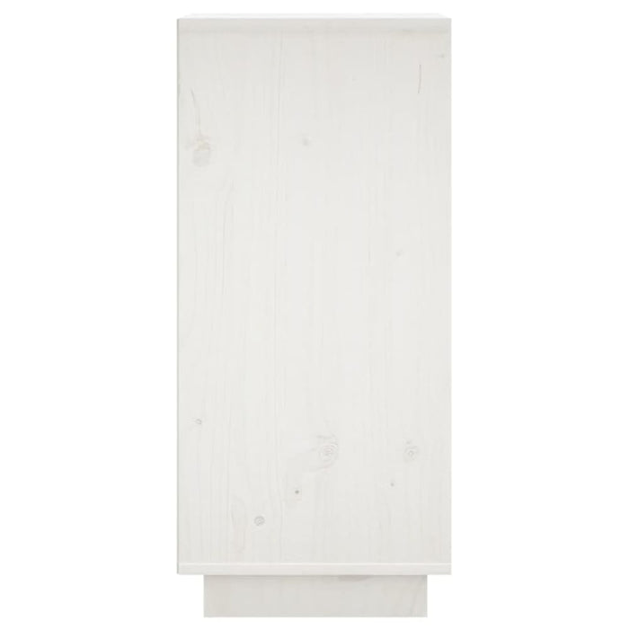 Sideboards 2 Pcs White 31.5x34x75 Cm Solid Wood Pine Nottpt