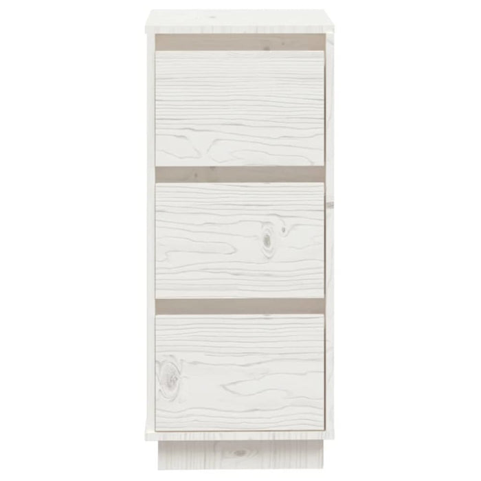 Sideboards 2 Pcs White 32x34x75 Cm Solid Wood Pine Nottln