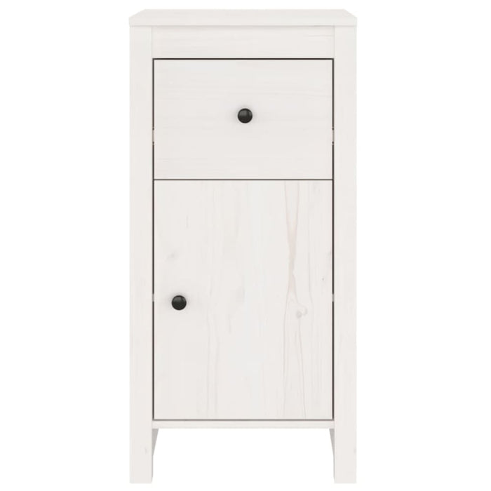 Sideboards 2 Pcs White 40x35x80 Cm Solid Wood Pine Notipi