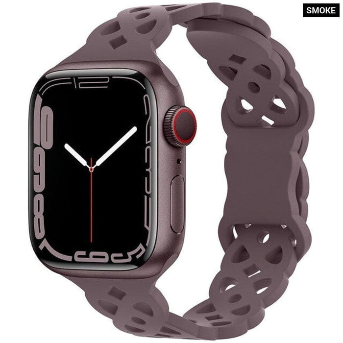 Silicone Designer Bracelet Strap for Apple Watch