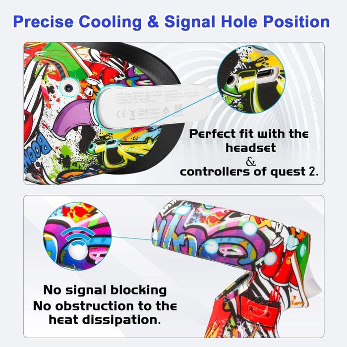 Silicone Face Cover Lens Protective Grips for Meta Quest 2