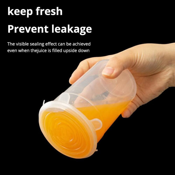 Silicone Kitchen Utensils Fresh-keeping Cover 6-piece Set