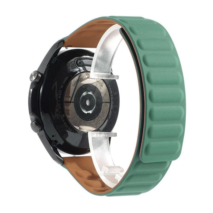 Silicone Magnetic Loop Watchband Strap for Huaweim Samsung