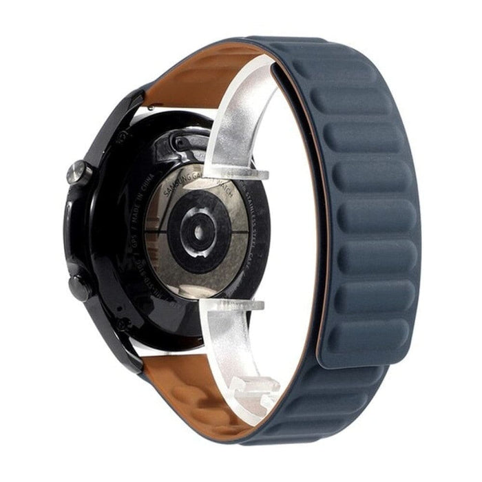 Silicone Magnetic Loop Watchband Strap for Huaweim Samsung