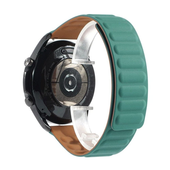 Silicone Magnetic Loop Watchband Strap for Huaweim Samsung