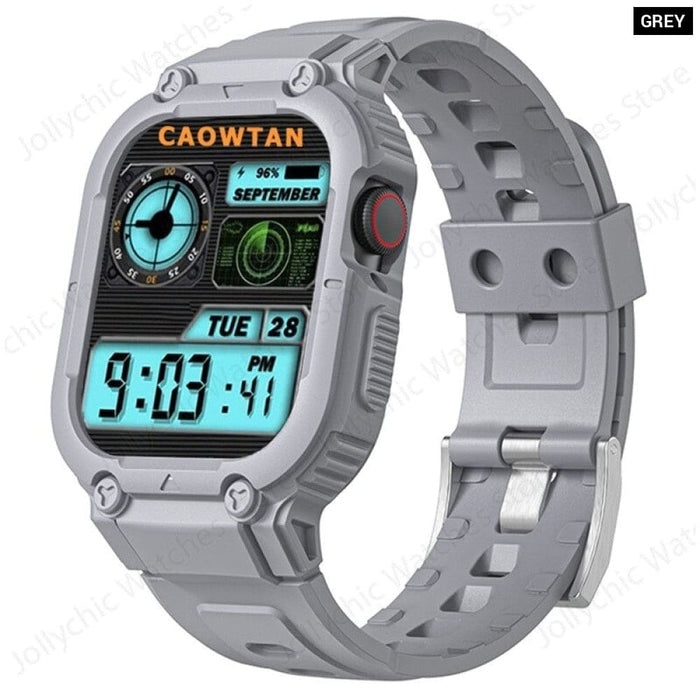 Silicone Rubber Band Case for Apple Watch