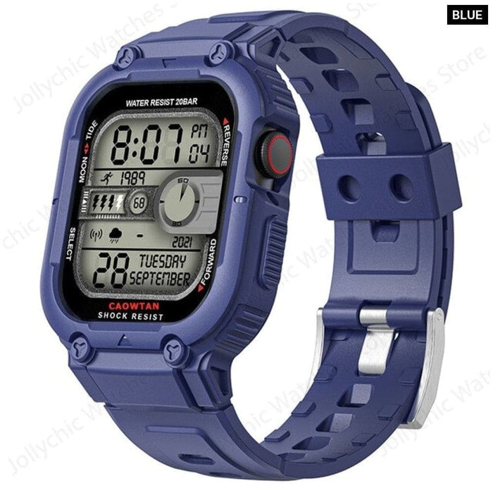 Silicone Rubber Band Case for Apple Watch