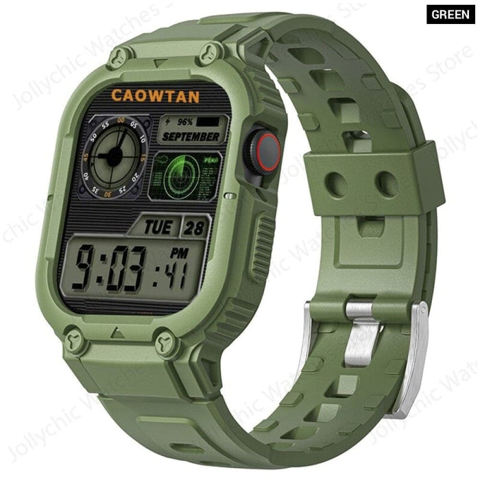 Silicone Rubber Band Case for Apple Watch