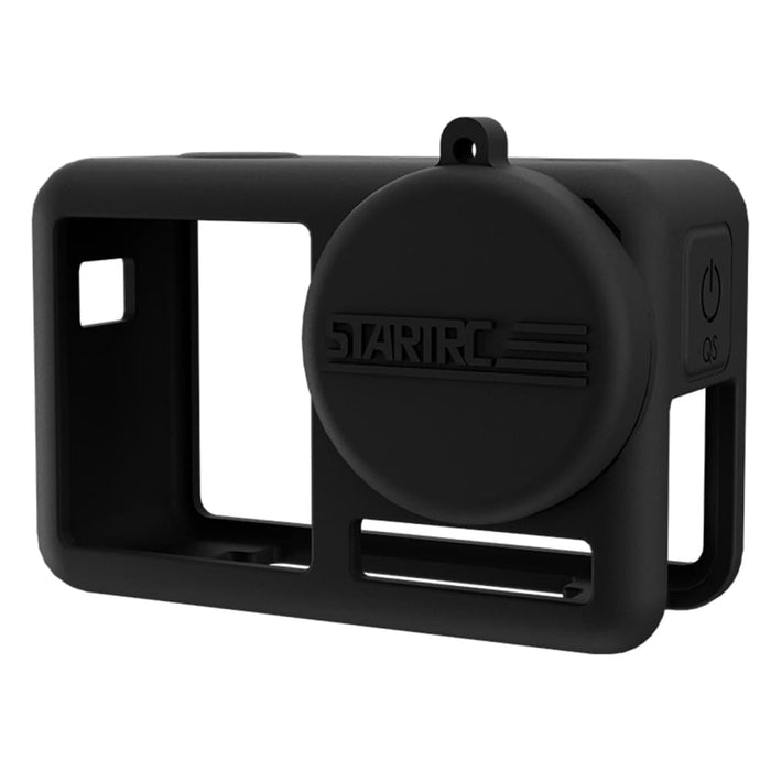 Silicone Shockproof Case with Lens Cap and Strap for Dji