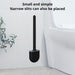 Silicone Toilet Brush And Holder Wall Mounted For Bathroom