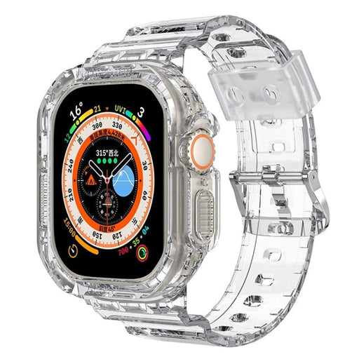 Silicone Transparent Sports Clear Band Strap For Apple