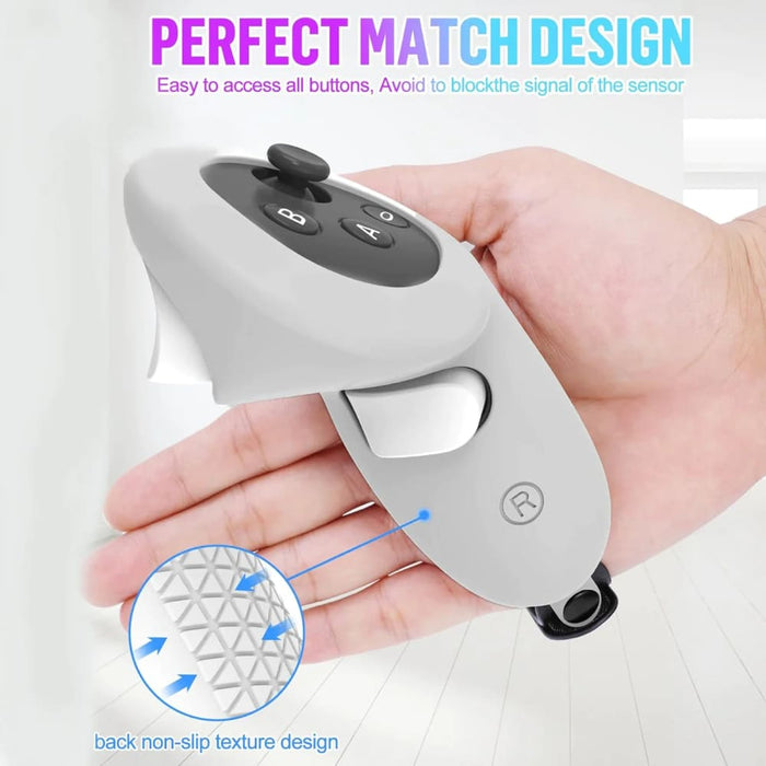 Silicone Vr Controller Cover with Strap Grip