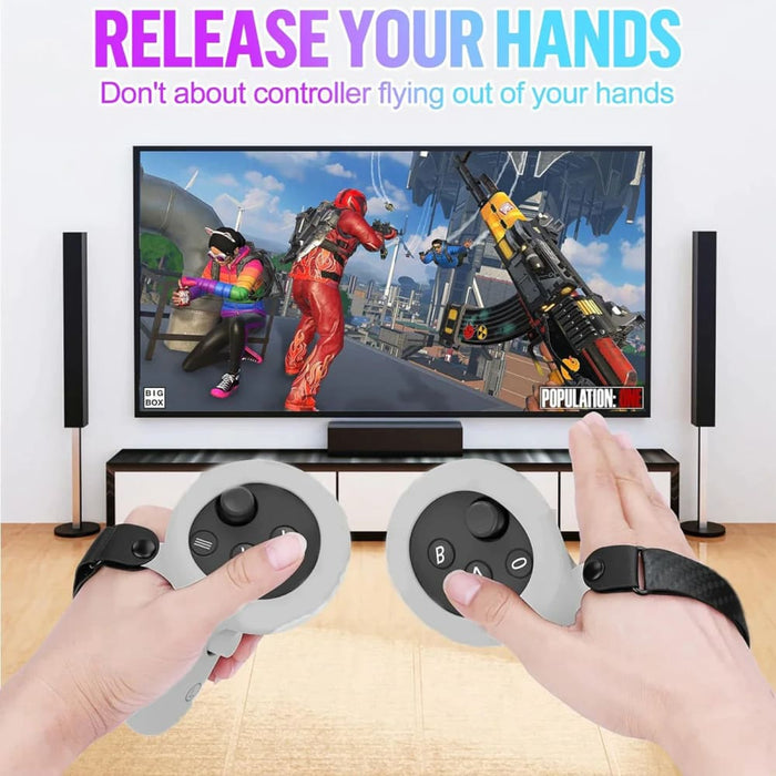 Silicone Vr Controller Cover with Strap Grip