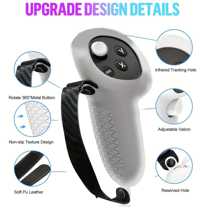 Silicone Vr Controller Cover with Strap Grip